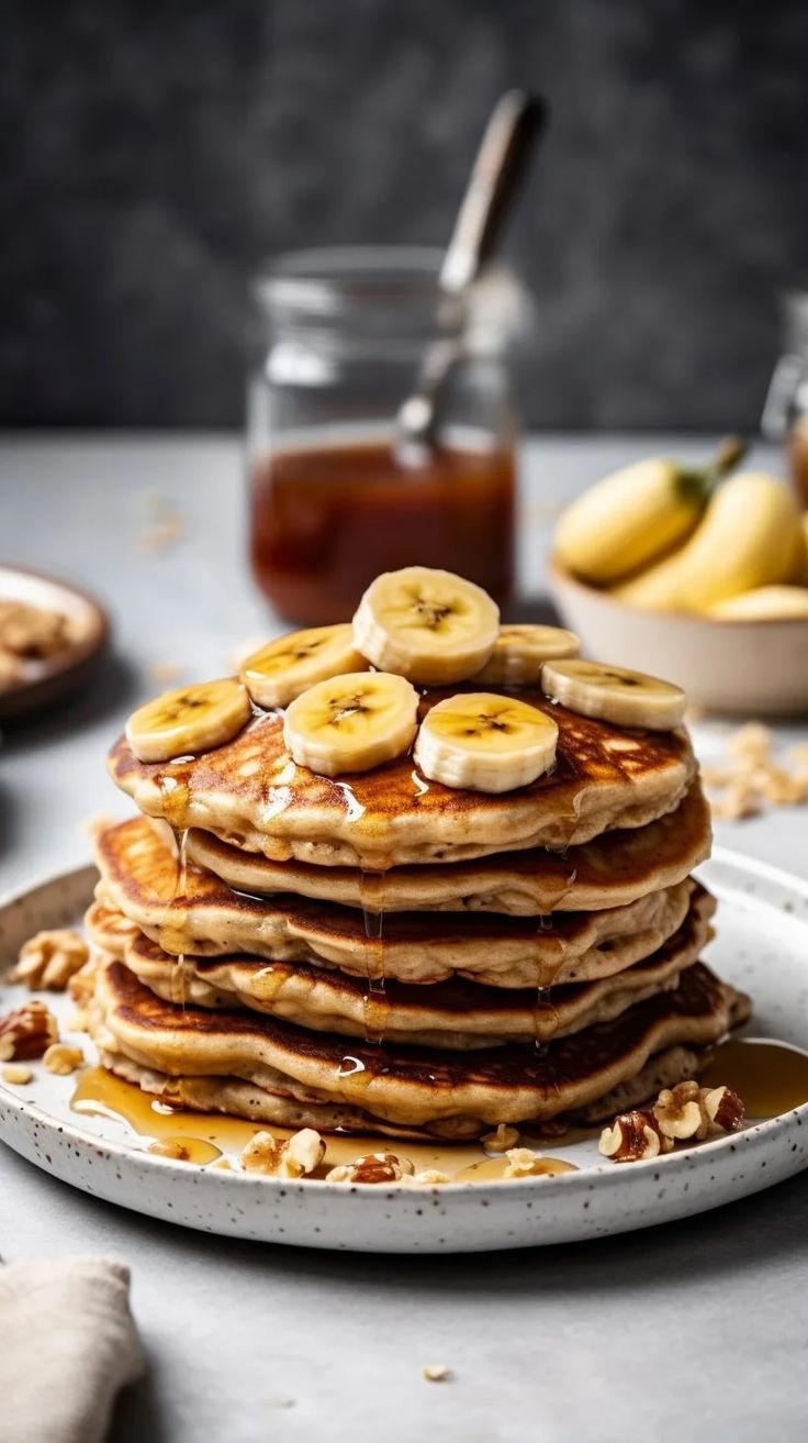 Panqueca de Banana e Aveia