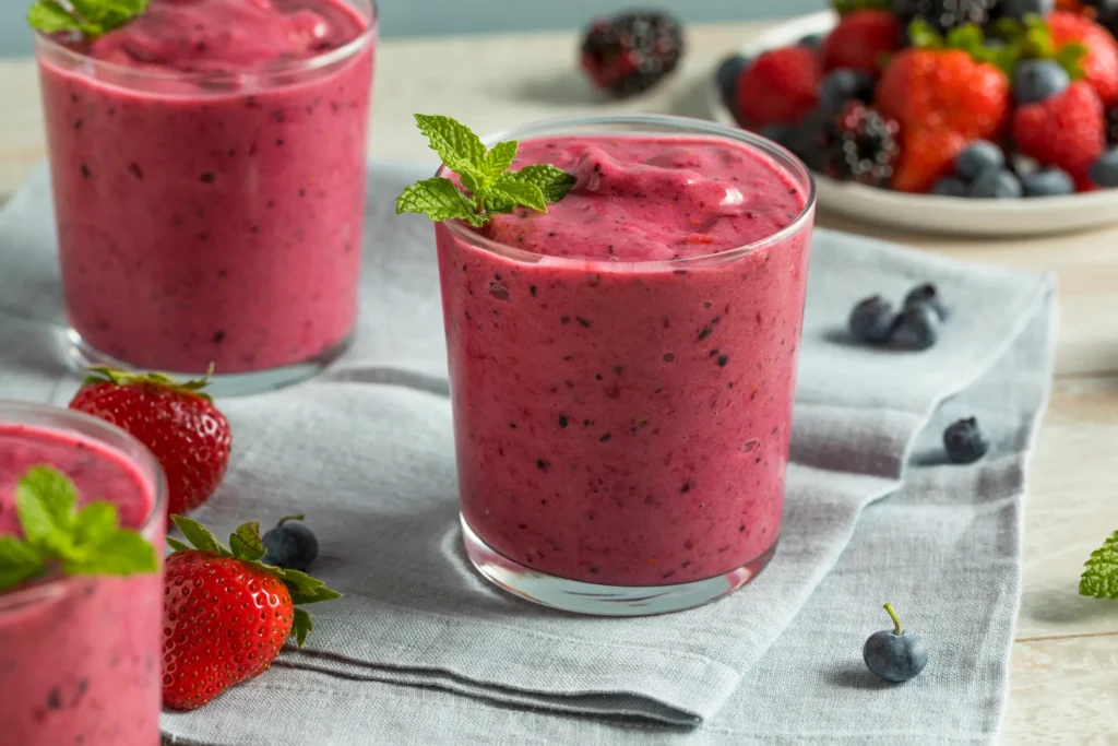 Smoothies com Frutas e Vegetais