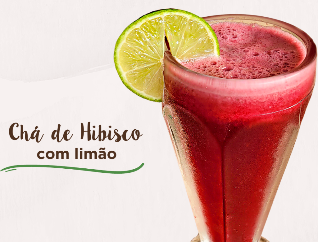 Chá Detox de Hibisco com Limão